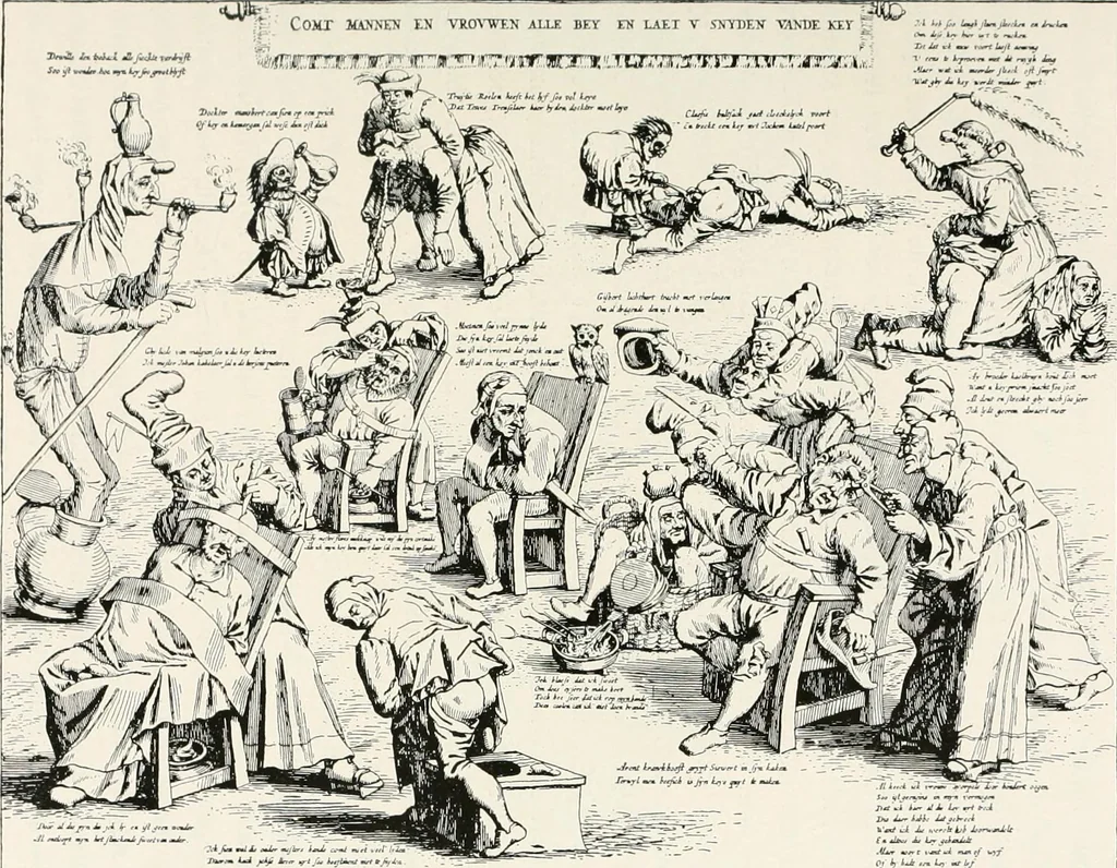 An illustration from Die Karikatur und Satire in der Medizin : mediko-kunsthistorische Studie, 1921, leaf 228