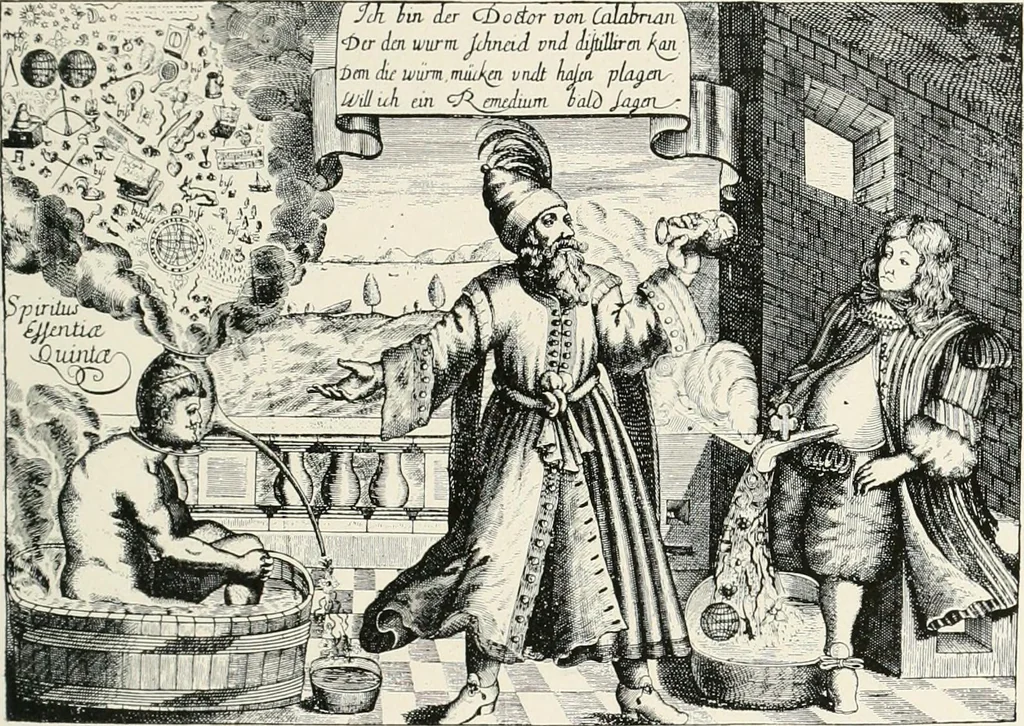 An illustration from Die Karikatur und Satire in der Medizin : mediko-kunsthistorische Studie, 1921, leaf 234