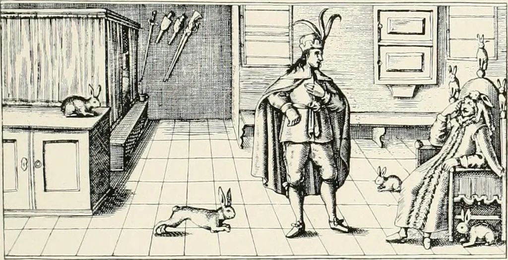 An illustration from Die Karikatur und Satire in der Medizin : mediko-kunsthistorische Studie, 1921, leaf 242