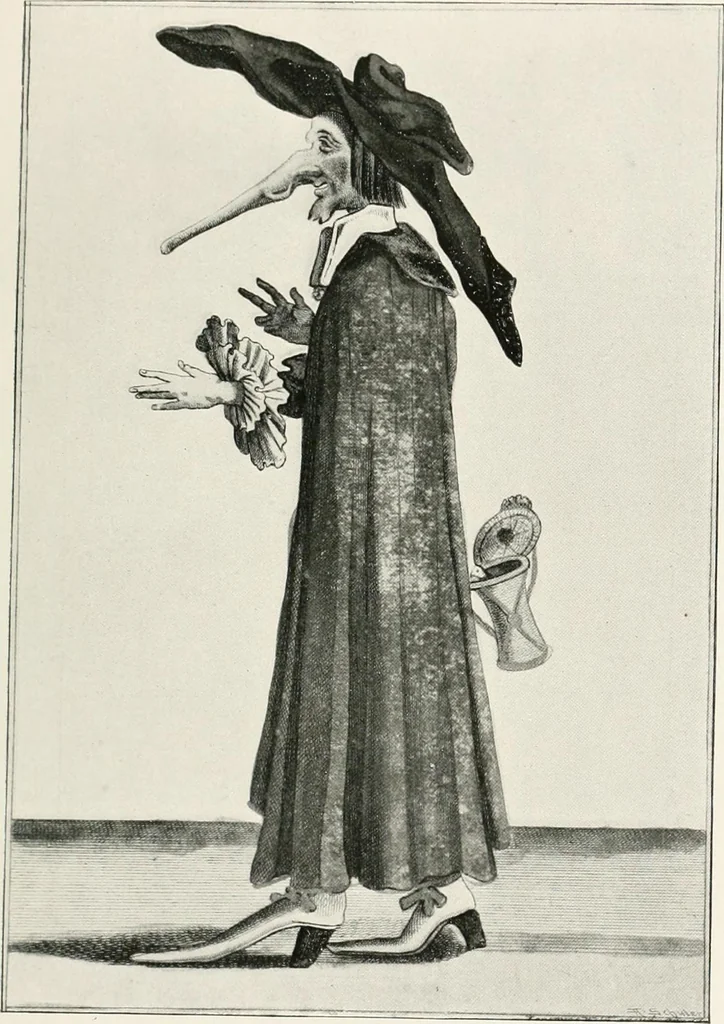 An illustration from Die Karikatur und Satire in der Medizin : mediko-kunsthistorische Studie, 1921, leaf 264