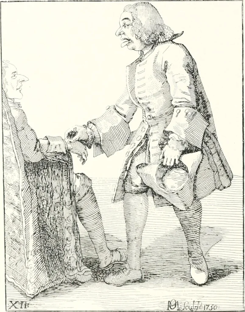An illustration from Die Karikatur und Satire in der Medizin : mediko-kunsthistorische Studie, 1921, leaf 267