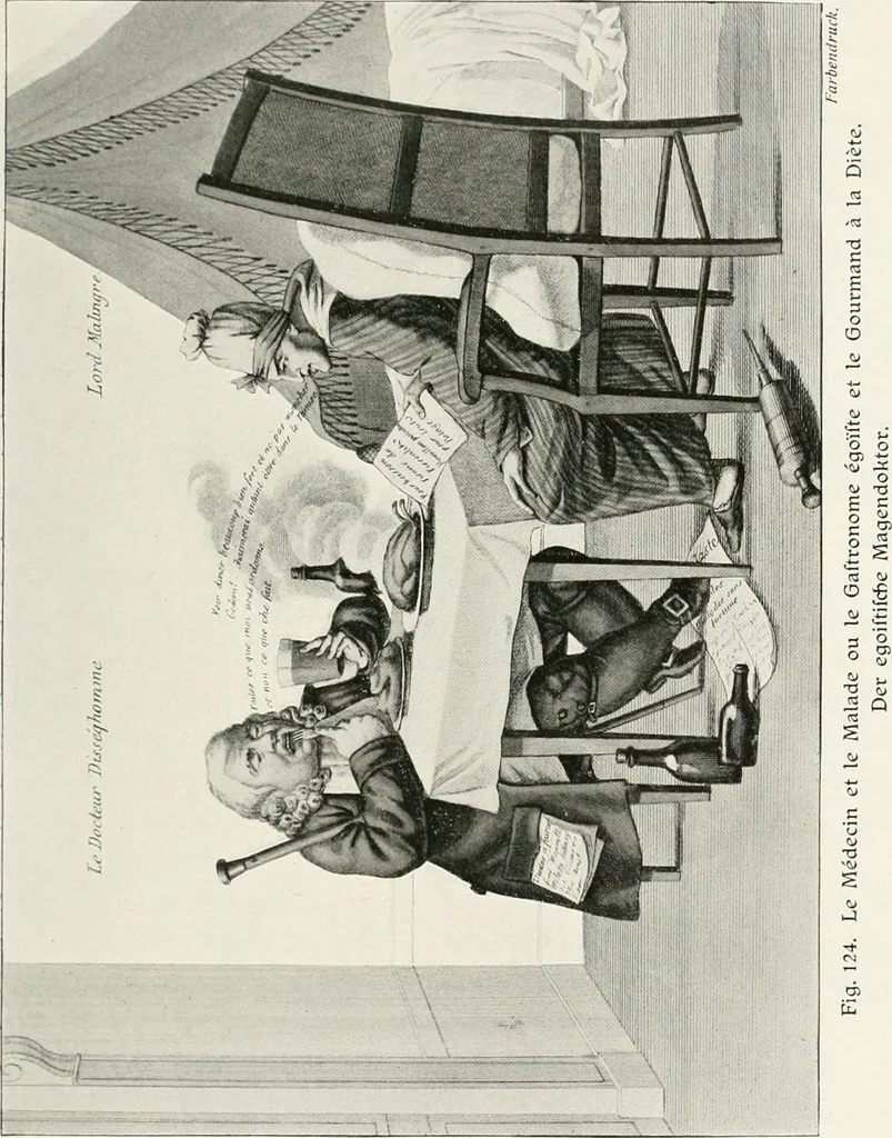 An illustration from Die Karikatur und Satire in der Medizin : mediko-kunsthistorische Studie, 1921, leaf 272