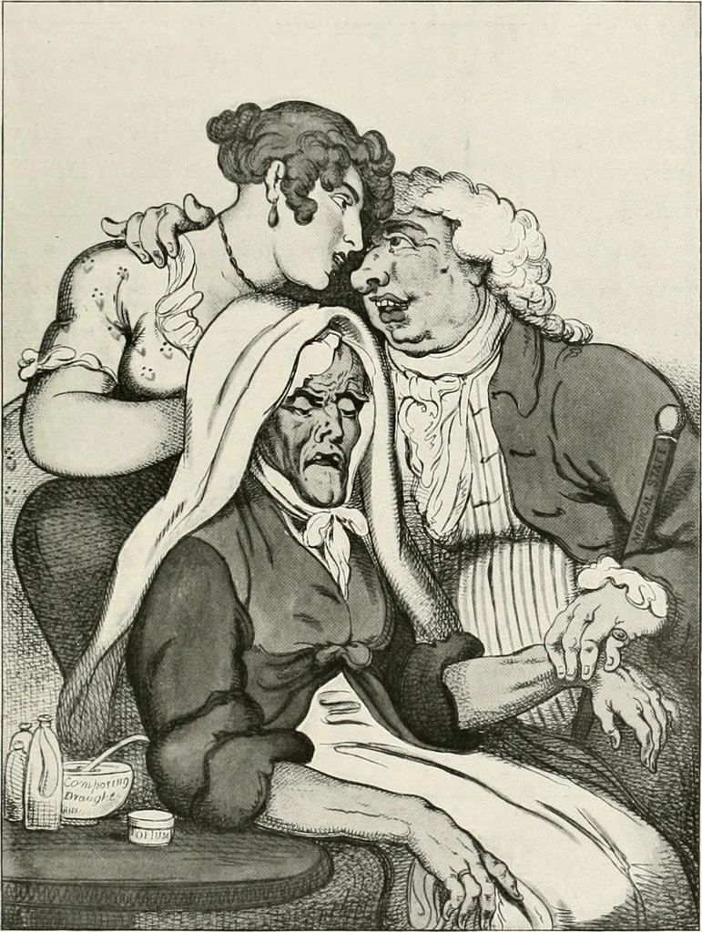 An illustration from Die Karikatur und Satire in der Medizin : mediko-kunsthistorische Studie, 1921, leaf 276