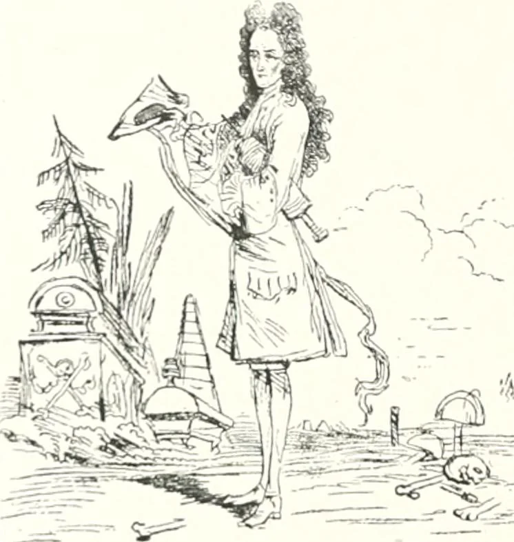An illustration from Die Karikatur und Satire in der Medizin : mediko-kunsthistorische Studie, 1921, leaf 279