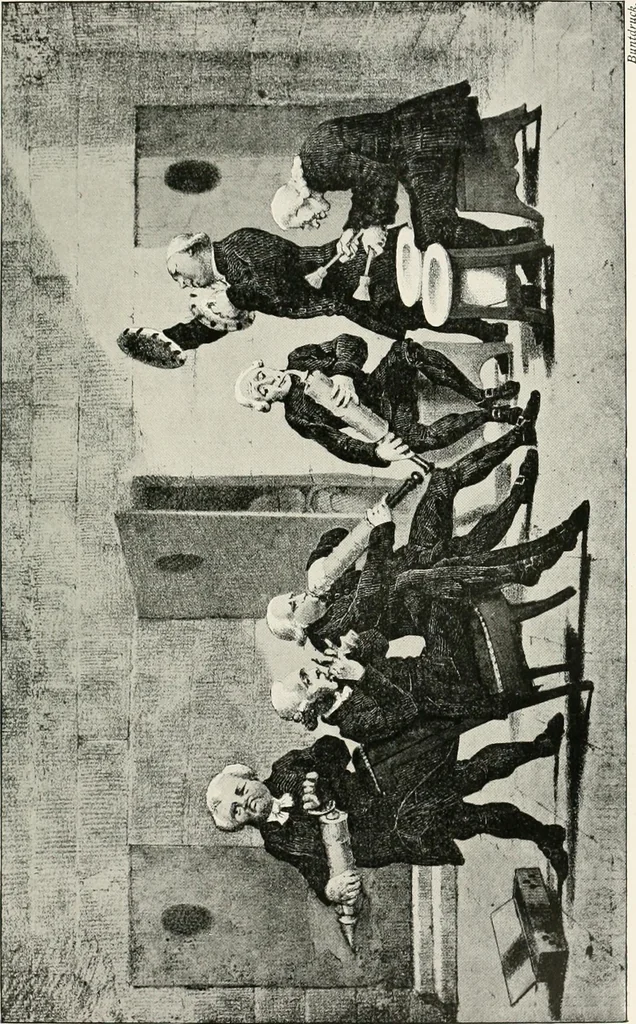 An illustration from Die Karikatur und Satire in der Medizin : mediko-kunsthistorische Studie, 1921, leaf 282