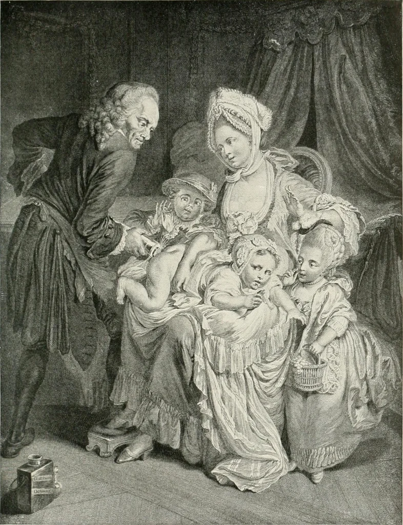 An illustration from Die Karikatur und Satire in der Medizin : mediko-kunsthistorische Studie, 1921, leaf 286