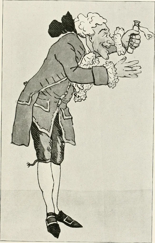 An illustration from Die Karikatur und Satire in der Medizin : mediko-kunsthistorische Studie, 1921, leaf 294