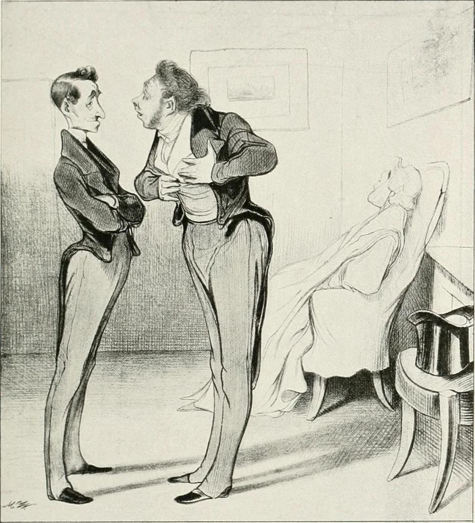 An illustration from Die Karikatur und Satire in der Medizin : mediko-kunsthistorische Studie, 1921, leaf 302
