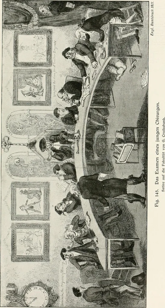 An illustration from Die Karikatur und Satire in der Medizin : mediko-kunsthistorische Studie, 1921, leaf 304