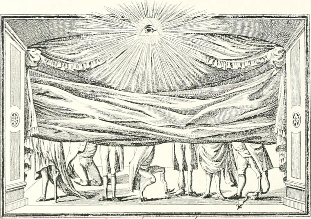 An illustration from Die Karikatur und Satire in der Medizin : mediko-kunsthistorische Studie, 1921, leaf 305