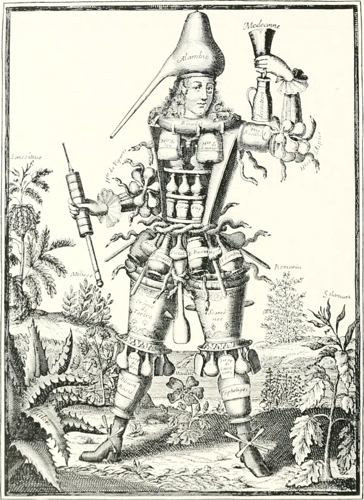 An illustration from Die Karikatur und Satire in der Medizin : mediko-kunsthistorische Studie, 1921, leaf 315