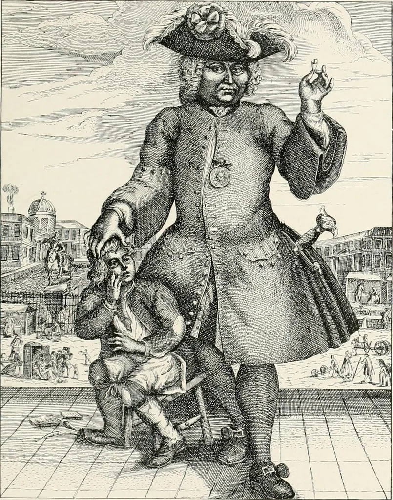 An illustration from Die Karikatur und Satire in der Medizin : mediko-kunsthistorische Studie, 1921, leaf 318