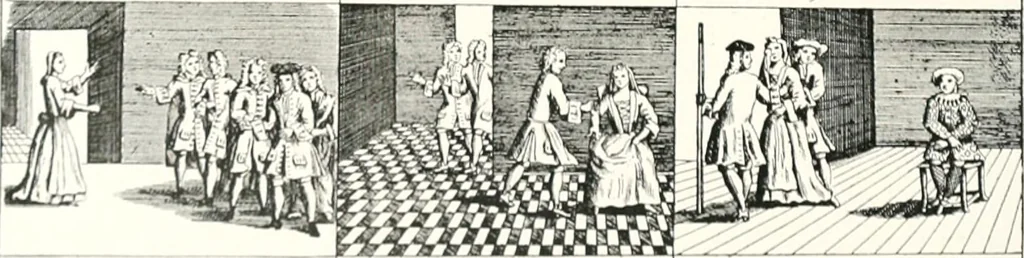 An illustration from Die Karikatur und Satire in der Medizin : mediko-kunsthistorische Studie, 1921, leaf 331