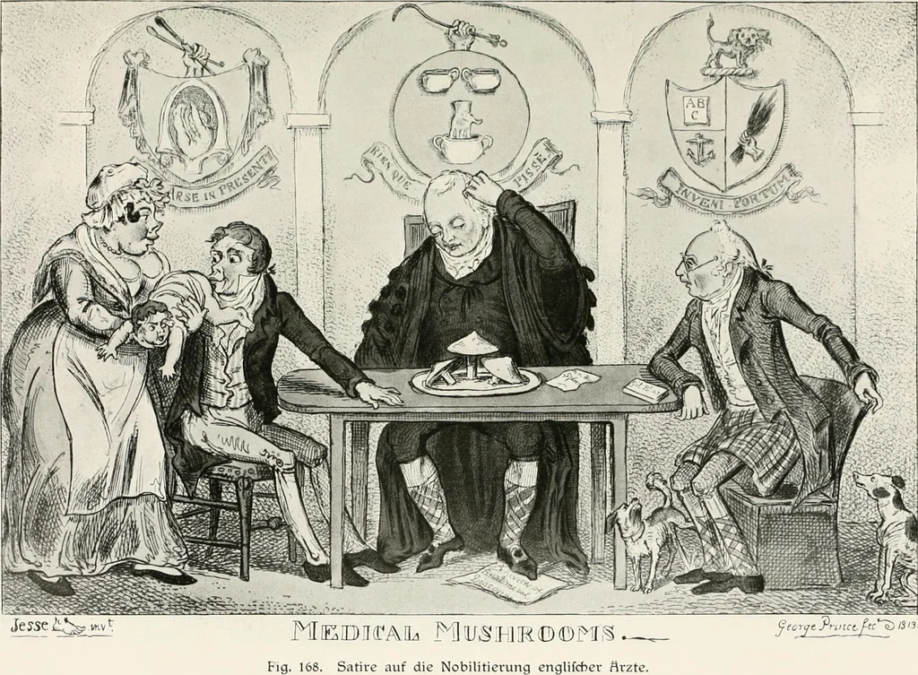 An illustration from Die Karikatur und Satire in der Medizin : mediko-kunsthistorische Studie, 1921, leaf 338