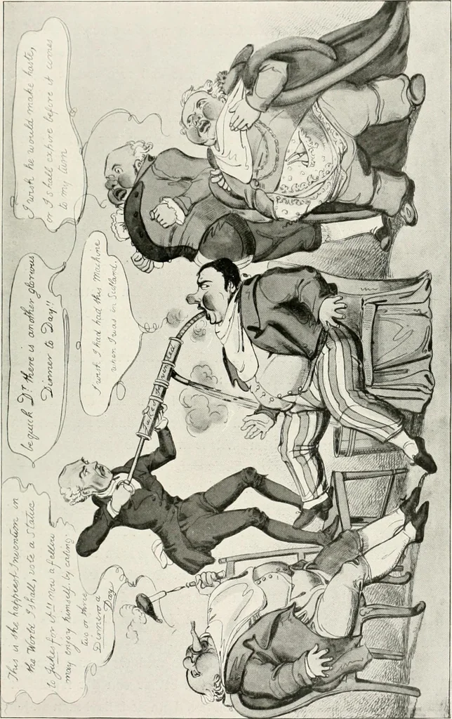 An illustration from Die Karikatur und Satire in der Medizin : mediko-kunsthistorische Studie, 1921, leaf 346