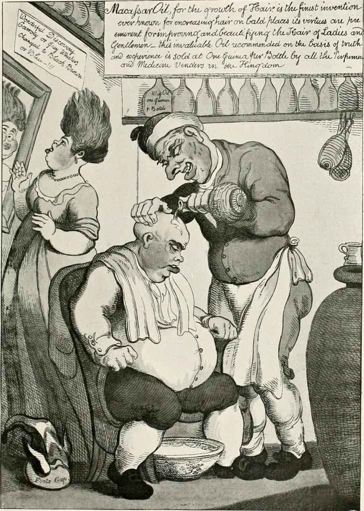 An illustration from Die Karikatur und Satire in der Medizin : mediko-kunsthistorische Studie, 1921, leaf 348