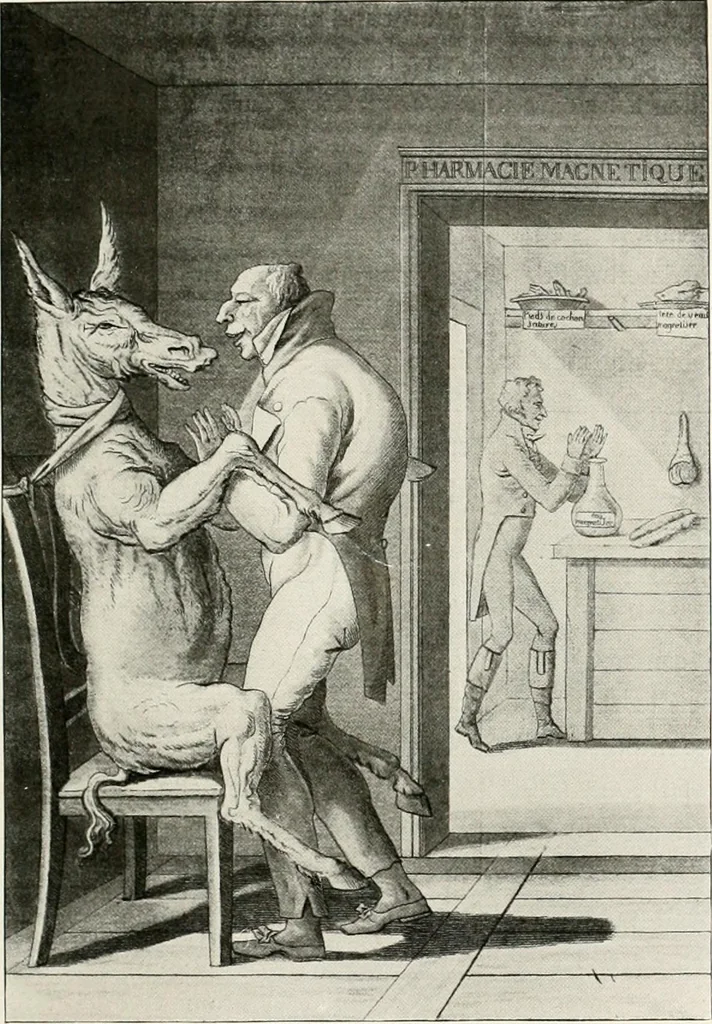 An illustration from Die Karikatur und Satire in der Medizin : mediko-kunsthistorische Studie, 1921, leaf 356