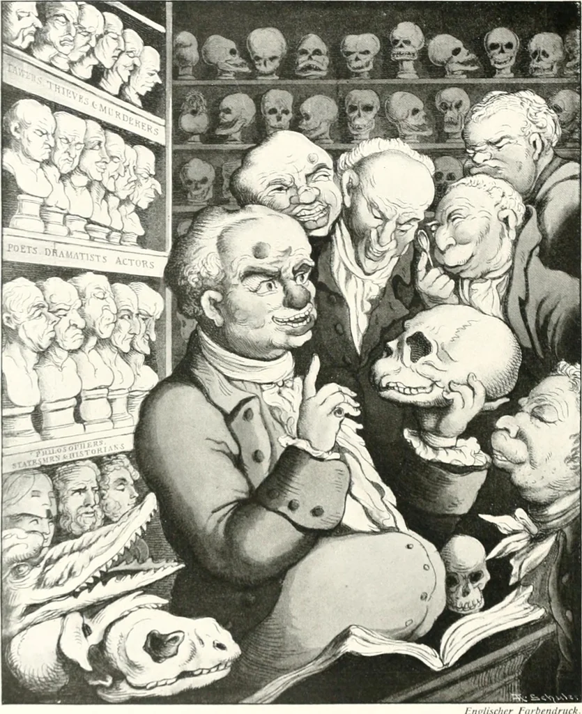 An illustration from Die Karikatur und Satire in der Medizin : mediko-kunsthistorische Studie, 1921, leaf 371