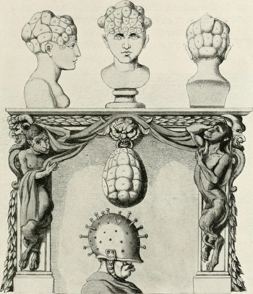 An illustration from Die Karikatur und Satire in der Medizin : mediko-kunsthistorische Studie, 1921, leaf 372