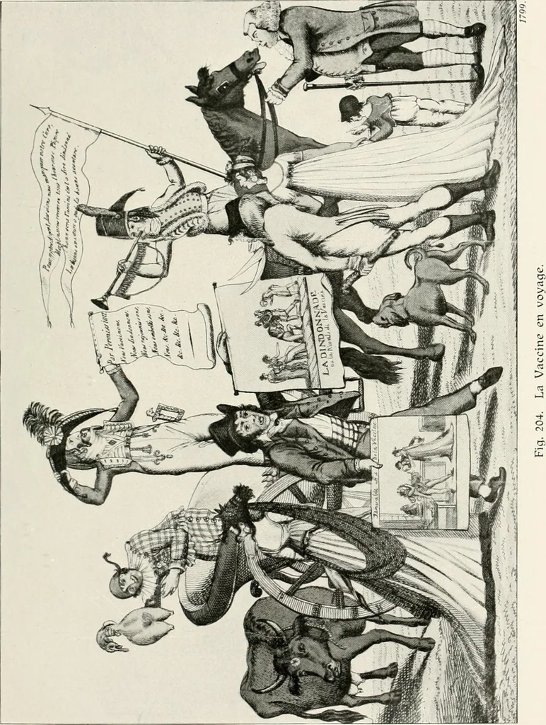 An illustration from Die Karikatur und Satire in der Medizin : mediko-kunsthistorische Studie, 1921, leaf 390