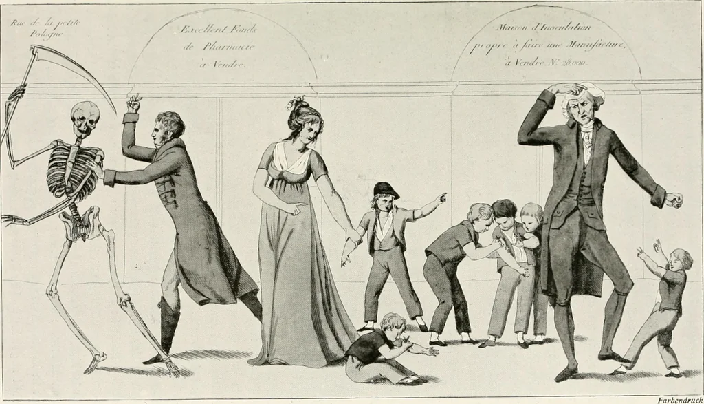 An illustration from Die Karikatur und Satire in der Medizin : mediko-kunsthistorische Studie, 1921, leaf 394