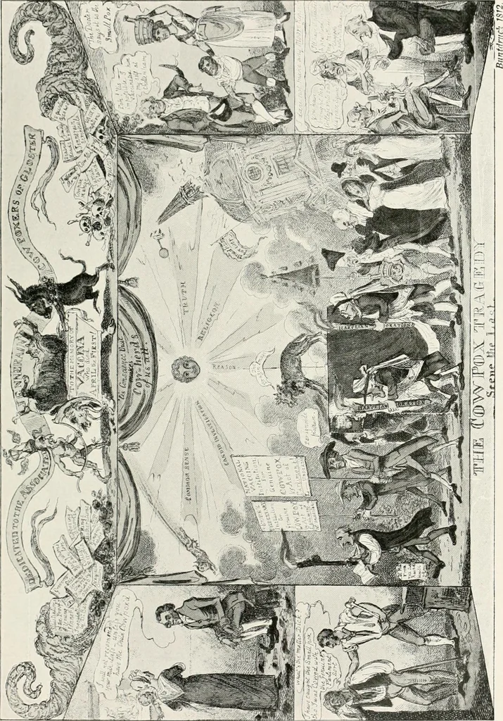 An illustration from Die Karikatur und Satire in der Medizin : mediko-kunsthistorische Studie, 1921, leaf 398