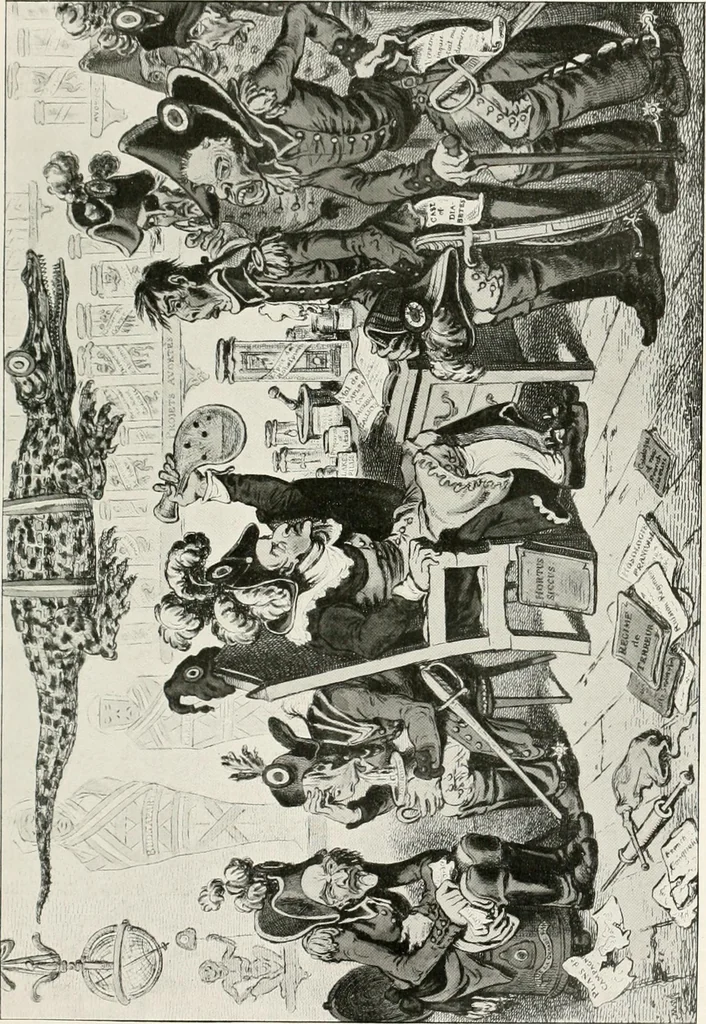 An illustration from Die Karikatur und Satire in der Medizin : mediko-kunsthistorische Studie, 1921, leaf 416