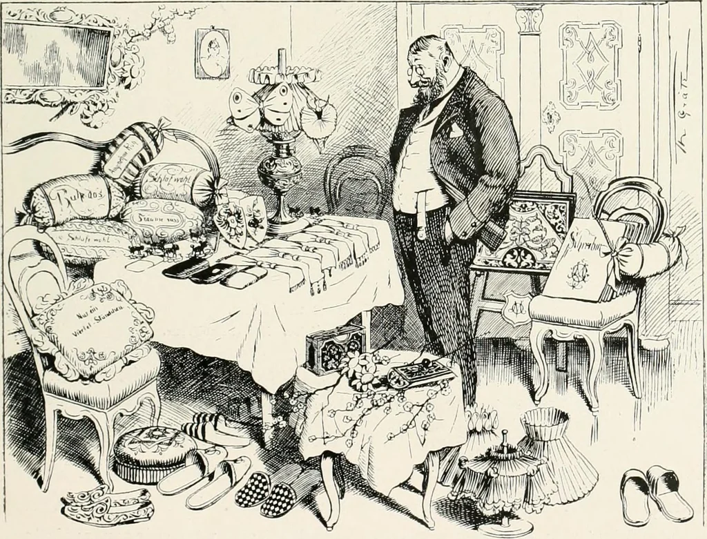 An illustration from Die Karikatur und Satire in der Medizin : mediko-kunsthistorische Studie, 1921, leaf 426