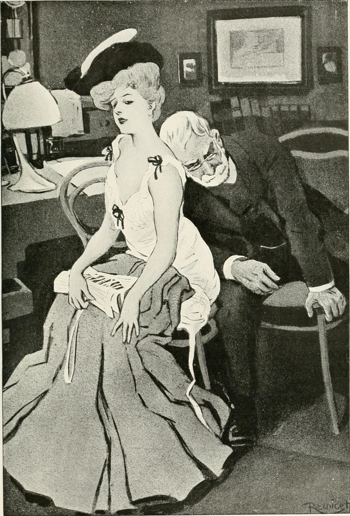 An illustration from Die Karikatur und Satire in der Medizin : mediko-kunsthistorische Studie, 1921, leaf 430