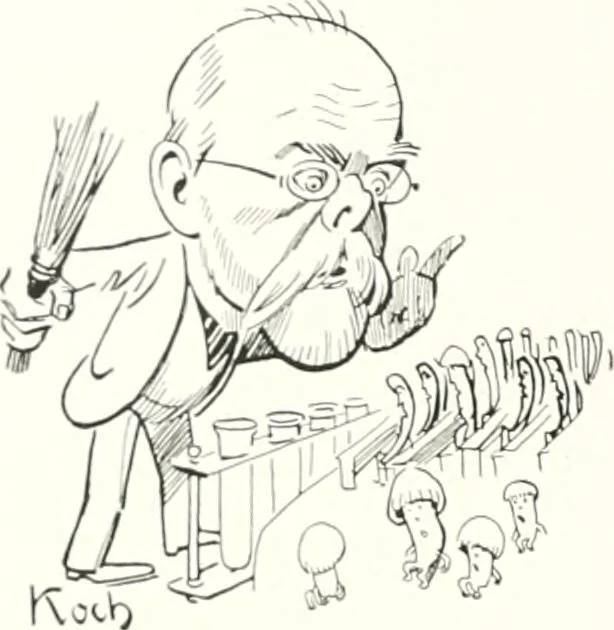 An illustration from Die Karikatur und Satire in der Medizin : mediko-kunsthistorische Studie, 1921, leaf 431