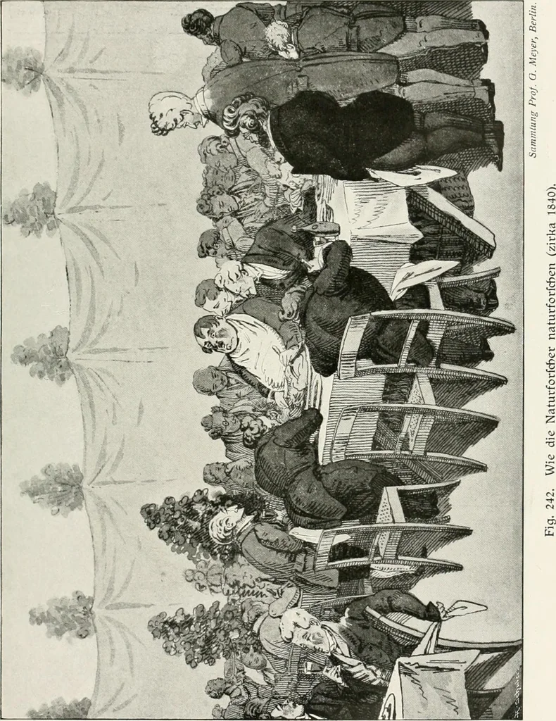 An illustration from Die Karikatur und Satire in der Medizin : mediko-kunsthistorische Studie, 1921, leaf 436