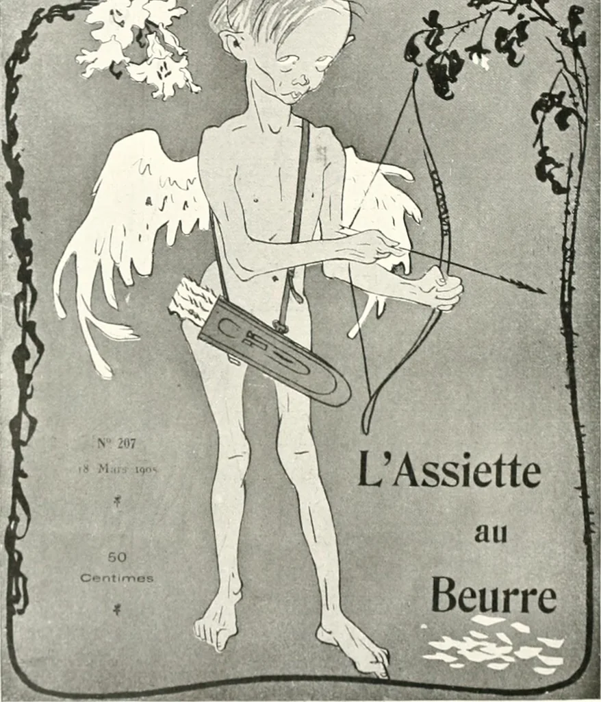 An illustration from Die Karikatur und Satire in der Medizin : mediko-kunsthistorische Studie, 1921, leaf 441