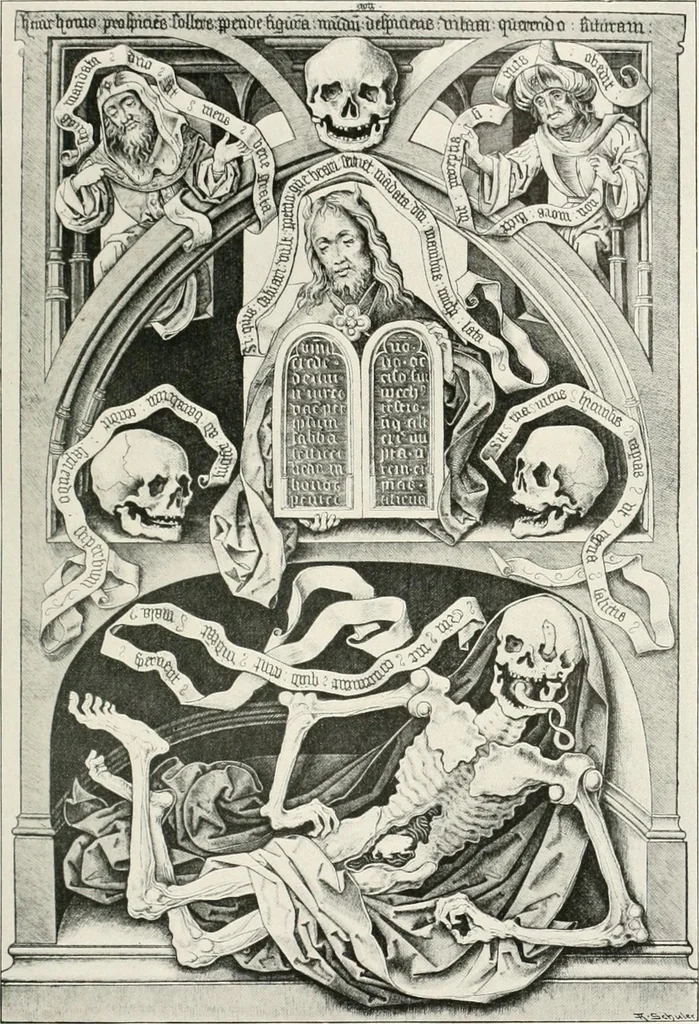 An illustration from Die Karikatur und Satire in der Medizin : mediko-kunsthistorische Studie, 1921, leaf 68