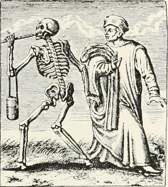An illustration from Die Karikatur und Satire in der Medizin : mediko-kunsthistorische Studie, 1921, leaf 74