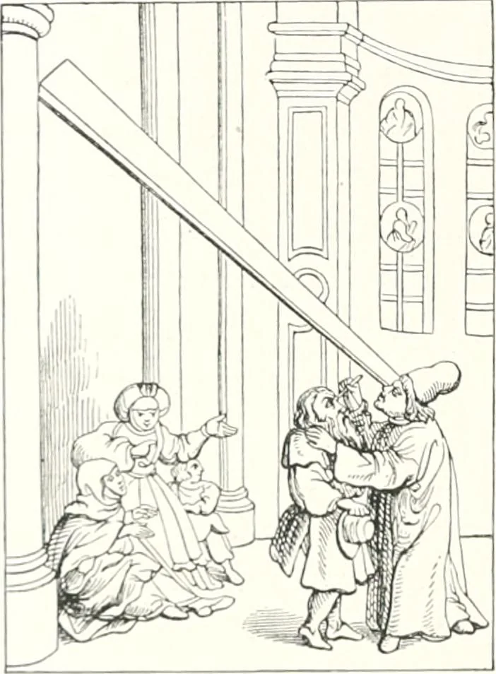 An illustration from Die Karikatur und Satire in der Medizin : mediko-kunsthistorische Studie, 1921, leaf 89