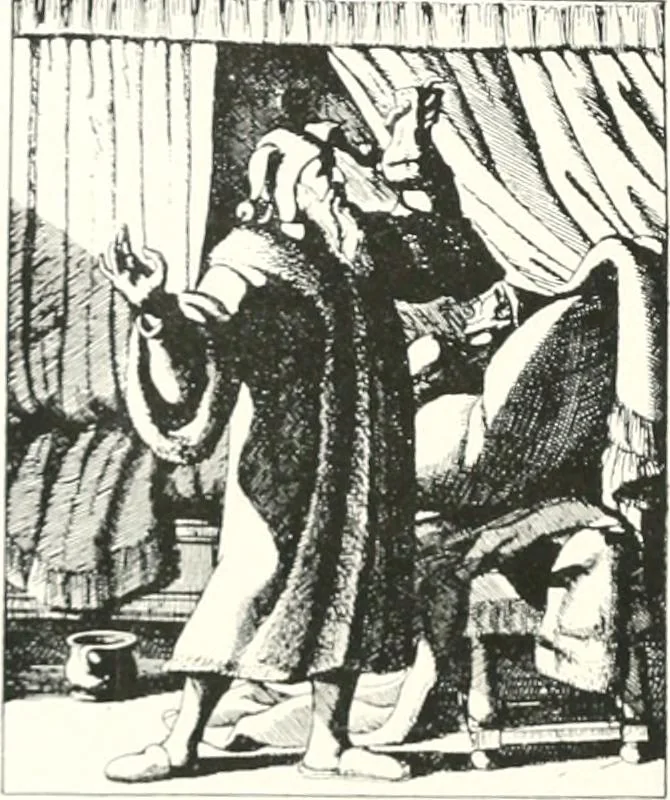 An illustration from Die Karikatur und Satire in der Medizin : mediko-kunsthistorische Studie, 1921, leaf 91