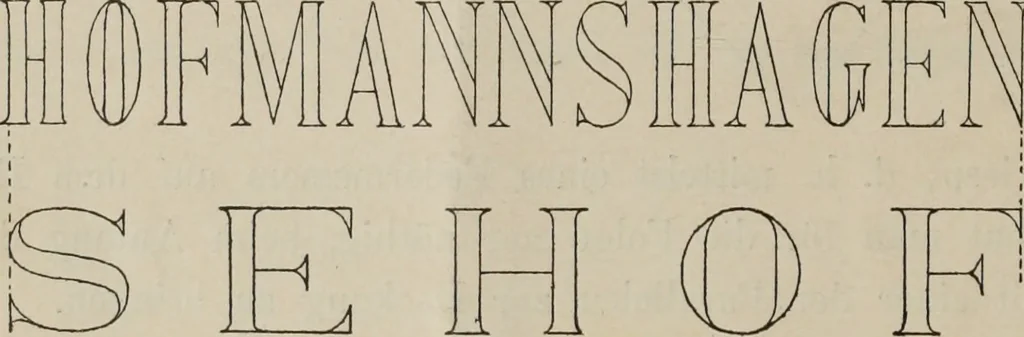 An illustration from Die Kartenschrift : Anleitung zum Schreiben derselben für kartografische und technische Zwecke, 1903, leaf 9