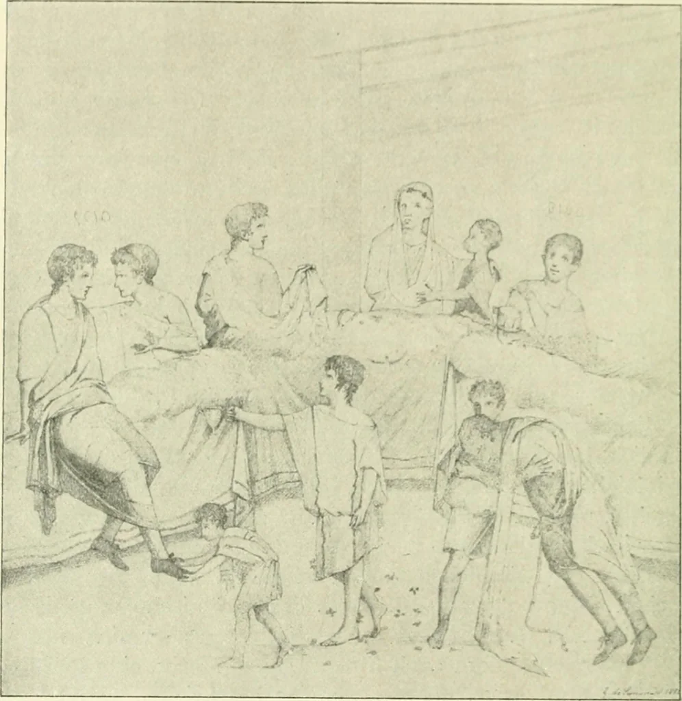 An illustration from Die Komposition der pompejanischen Wandgemälde, 1909, leaf 102