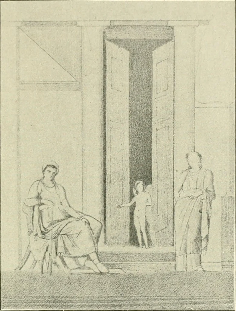An illustration from Die Komposition der pompejanischen Wandgemälde, 1909, leaf 121