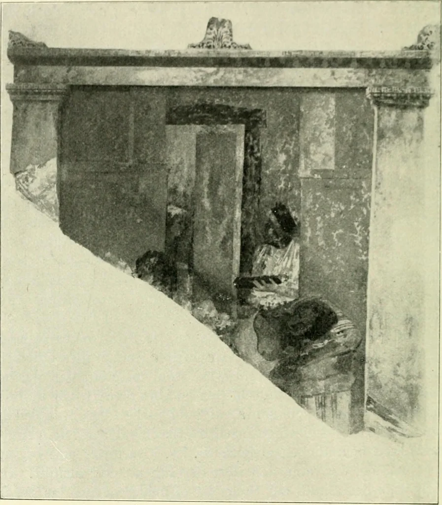 An illustration from Die Komposition der pompejanischen Wandgemälde, 1909, leaf 124