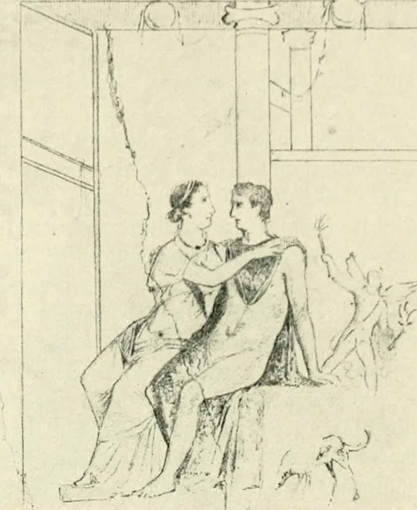 An illustration from Die Komposition der pompejanischen Wandgemälde, 1909, leaf 136