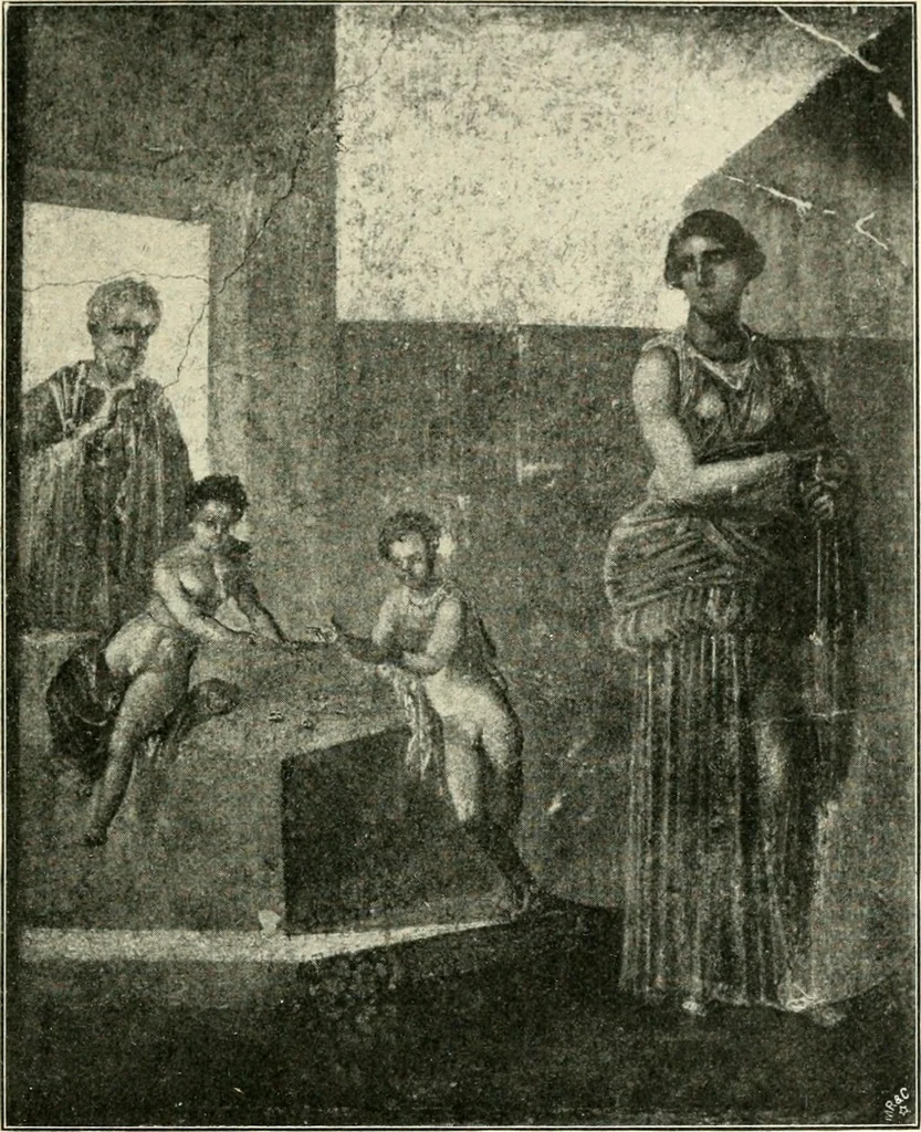 An illustration from Die Komposition der pompejanischen Wandgemälde, 1909, leaf 157
