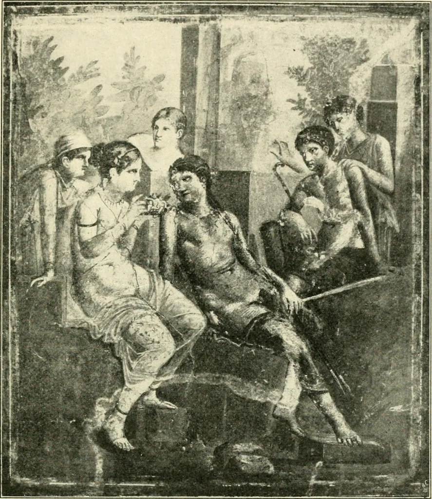 An illustration from Die Komposition der pompejanischen Wandgemälde, 1909, leaf 163