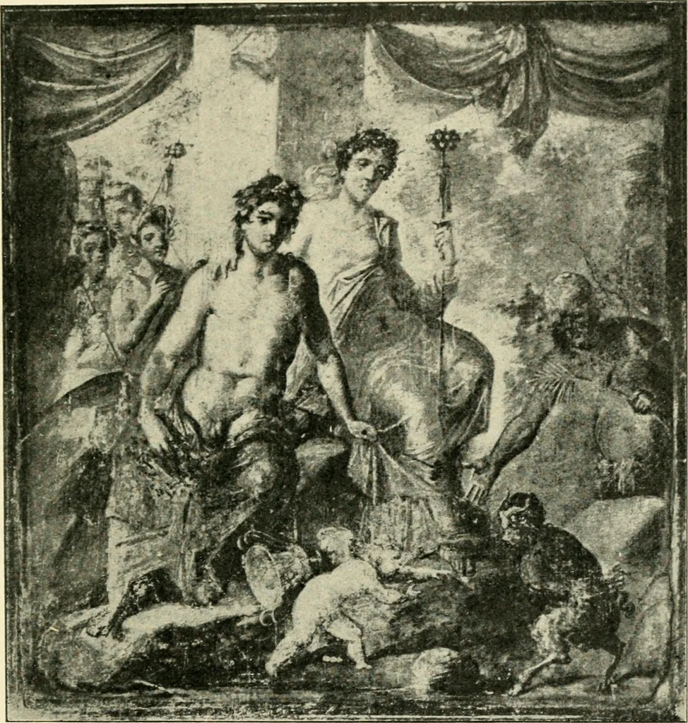 An illustration from Die Komposition der pompejanischen Wandgemälde, 1909, leaf 167