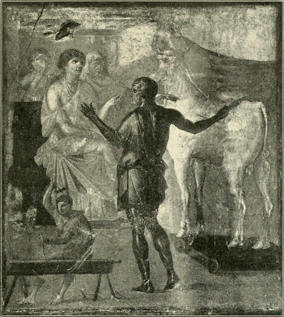 An illustration from Die Komposition der pompejanischen Wandgemälde, 1909, leaf 185