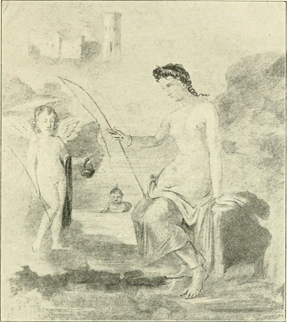 An illustration from Die Komposition der pompejanischen Wandgemälde, 1909, leaf 205