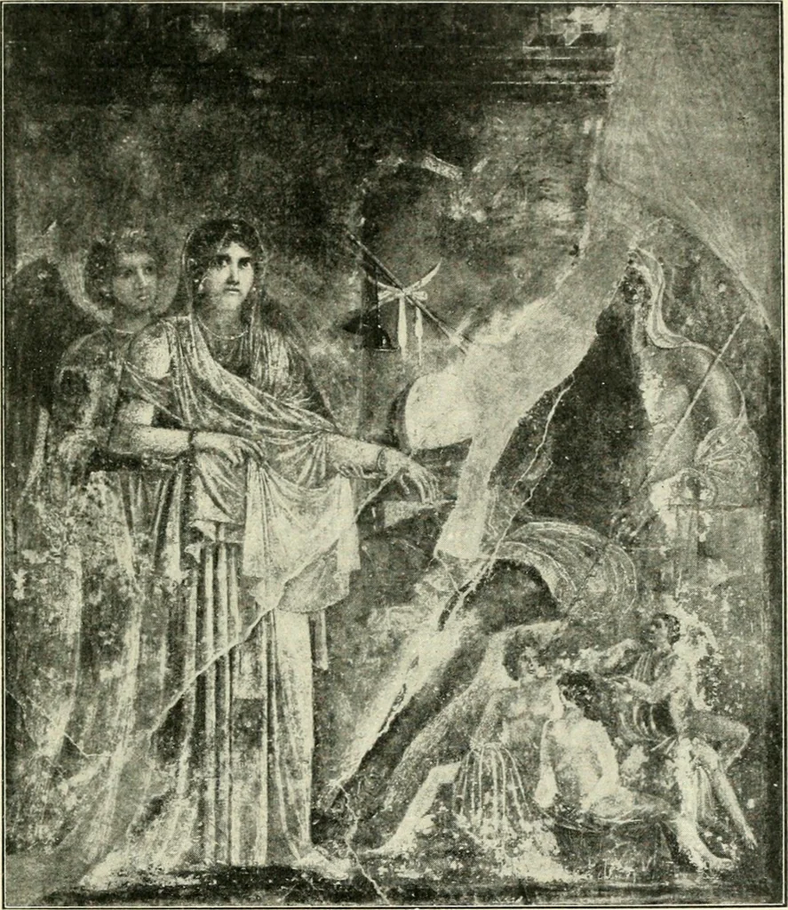 An illustration from Die Komposition der pompejanischen Wandgemälde, 1909, leaf 215
