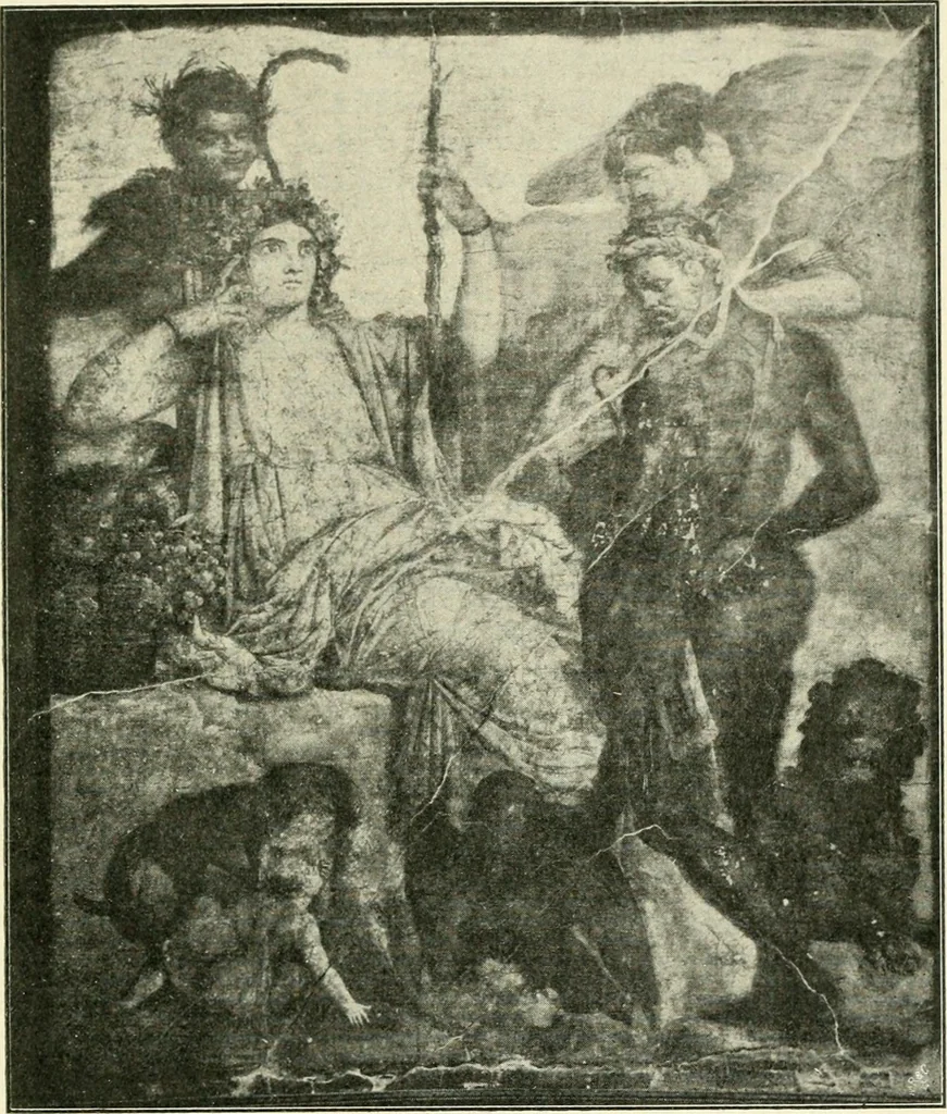 An illustration from Die Komposition der pompejanischen Wandgemälde, 1909, leaf 217