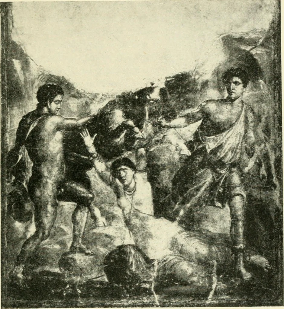 An illustration from Die Komposition der pompejanischen Wandgemälde, 1909, leaf 227