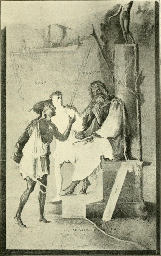 An illustration from Die Komposition der pompejanischen Wandgemälde, 1909, leaf 41